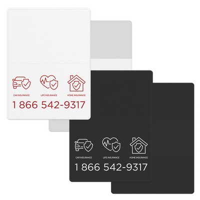 Econo Wallet, Liability & Registration, open (4.5" x 6") closed (4.5" x 3")