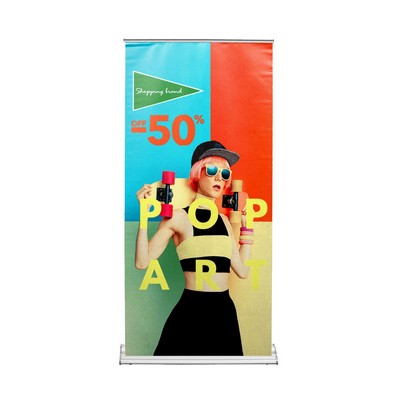 33.25" x 71" Adjustable Banner Stand Kit/Product Bundle