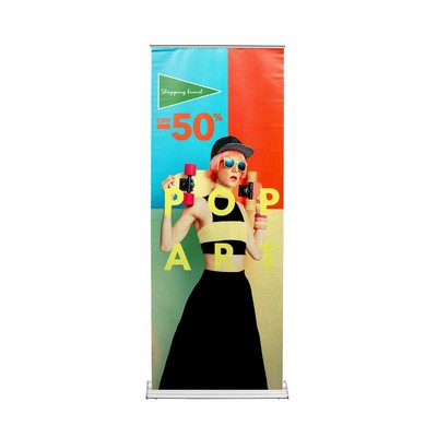 33.25" x 86.6" Adjustable Banner Stand Kit/Product Bundle