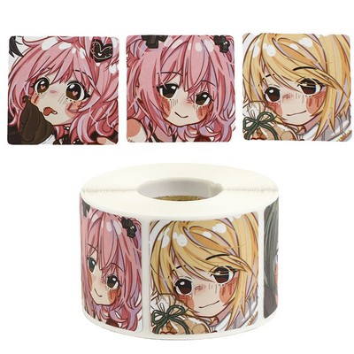 Full Color Square Sticker Roll - 2"