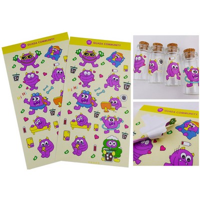 5'' X 7'' Custom Coated Paper Sticker