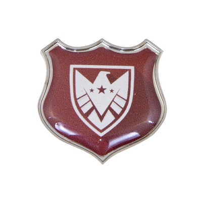 SOS Lapel Pin - Shield 1''
