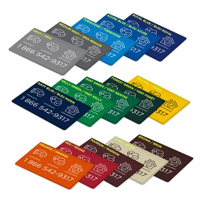 Vinyl Wallet Liability & Registration holder, opened (4.5" x 6") closed (4.5" x 3") Spot Colour